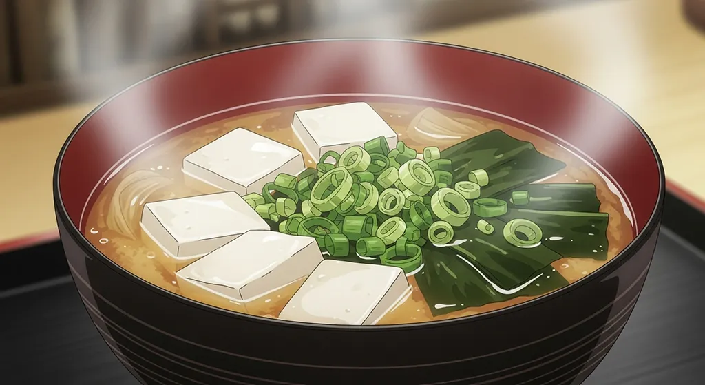 Anime Miso Soup Tofu Wallpaper