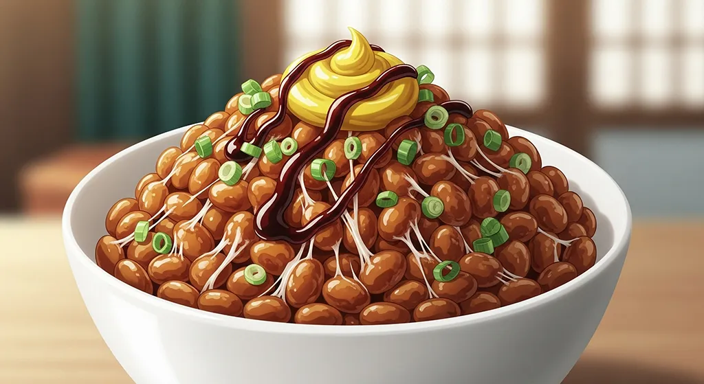 Anime Natto Rice Bowl Wallpaper
