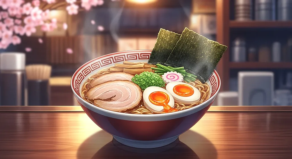Anime Ramen Bowl Wallpaper