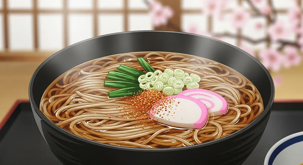 Anime Soba Noodles Wallpaper
