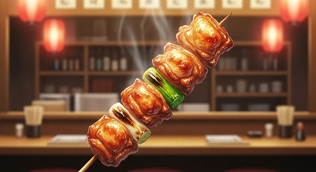Anime Yakitori Close-Up Wallpaper