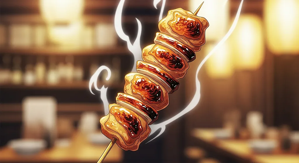 Anime Yakitori Street Food Wallpaper