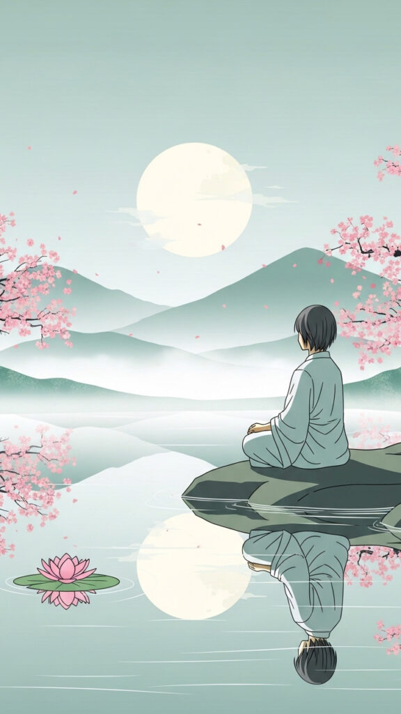 Anime Zen Sakura Wallpaper