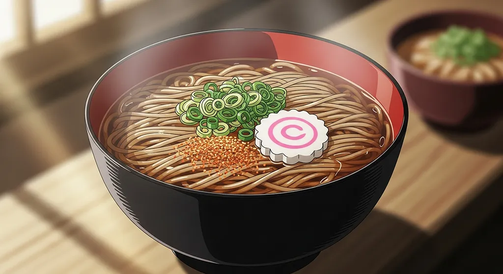 Japanese soba noodles anime wallpaper
